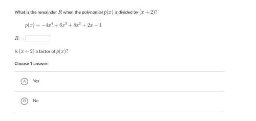 What is the remainder r when the polynomial p(x) is divided by (x+2)