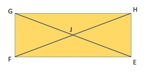 Parallelogram efgh is a rectangle. he = 6. fe = 8 find ge = find fj =&lt;
