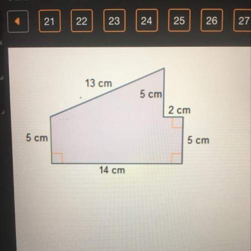 What is the area of the composite figure?  a) 70 cm^2 b) 100 cm^2 c) 105 cm^2