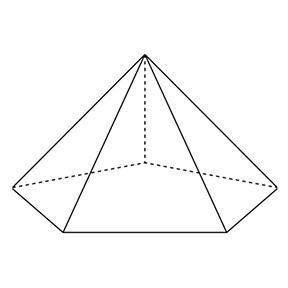Identify the type of pyramid shown.  a. supremum  b. pharaoh's tomb