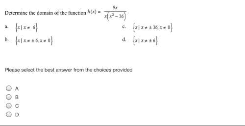 Determine the domain of the function