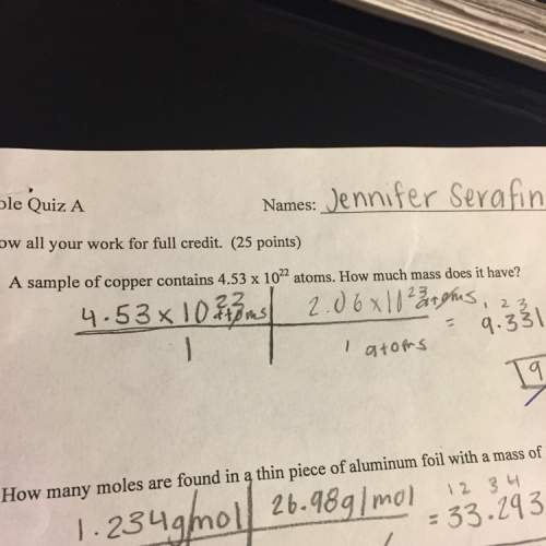 How much mass does 4.53 x 10^22 have