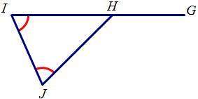 Given that the measure of angle ghj = 154 degrees find the angle of hij