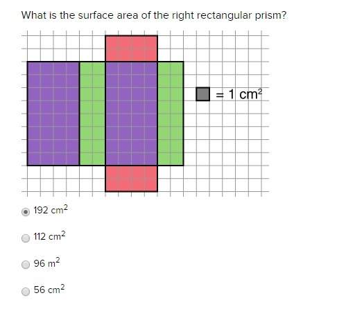 What is the surface area of the right rectangular prism?