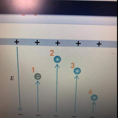 Rank the work done on the charged particles from highest to lowest