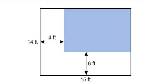 Find the perimeter of the region that is not shaded.  39 ft 29 ft