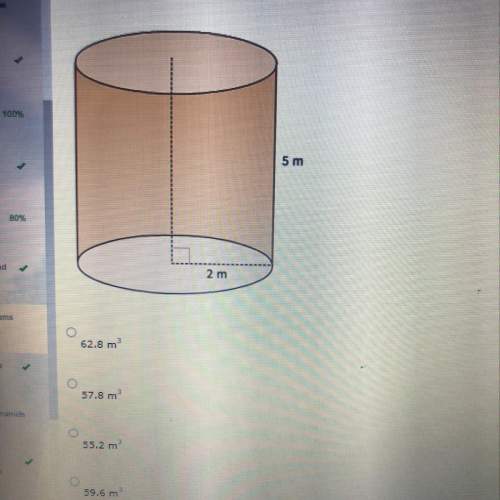 Find the volume of the cylinder. use 3.14 for pi.