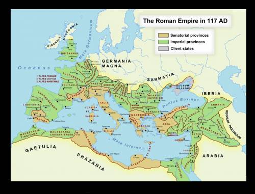 Ineed an answer asap, 50 identify the two territories within the roman empire.