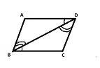 In parallelogram abcd, one way to prove the opposite sides are congruent is to draw in auxiliary lin