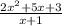 \frac{2x^2+5x+3}{x+1}