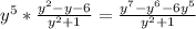 y^5 * \frac{y^2 - y -6}{y^2 +1} = \frac{y^7-y^6 - 6y^5}{y^2 + 1}