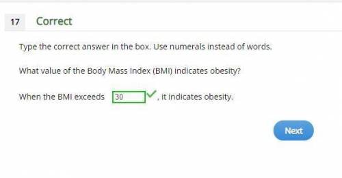 What value of the body mass index (bmi) indicates obesity?