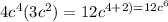 4c^4(3c^2)=12c^{4+2)=12c^6