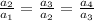 \frac{a_{2} }{a_{1} }=\frac{a_{3} }{a_{2} }=\frac{a_{4} }{a_{3} }
