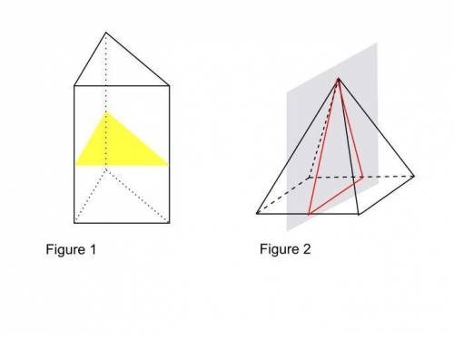 Which of these geometric figures can intersect to form a cross section?  check all that apply. 1.a l