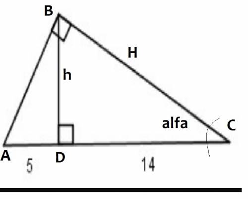 What is the length of the altitude drawn to the hypotenuse?  the figure is not drawn to scale.  a) [