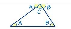 Prove that in each triangle the total angles are 180 degrees