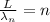 \frac{L}{\lambda_n} = n