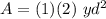A = (1) (2)\ yd^2