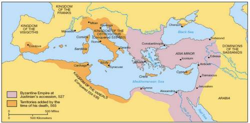 What was the extent of the byzantine territory at the height of its power