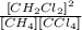 \frac{[CH_{2}Cl_{2}]^{2}}{[CH_{4}][CCl_{4}]}