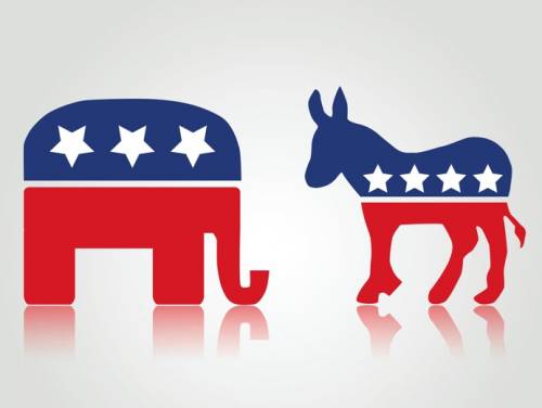 What are the names of the two major political parties today ?