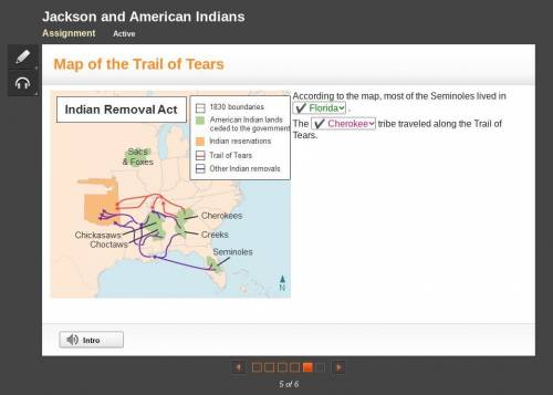 What tribe traveled the most miles in the trail of tears
