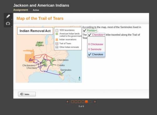 What tribe traveled the most miles in the trail of tears