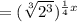 =(\sqrt[3]{2^3})^{\frac{1}{4}x}