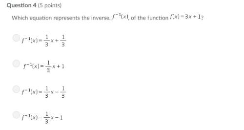Which equation represents the inverse f^-1(x), of the function f(x) = 3x + 1