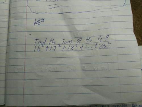 Find the sum of the g.p,16^2+17^2+18^2++25^2