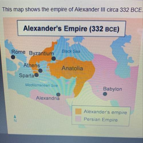 This map shows alexander iii’s empire a. before he defeated darius iii. b.after he defeated darius i