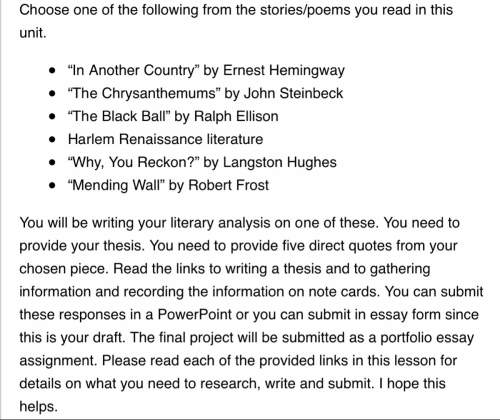 Lesson 8: writing workshop: literary analysis rough draft english 11 b unit 1 (this is the email