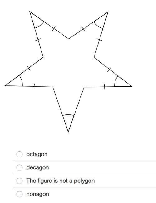 If the figure is a polygon, name it by its number of sides.
