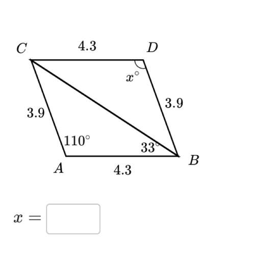 What is the value of x in the figure below