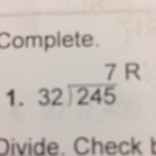 What is the remainder of 32 into 245
