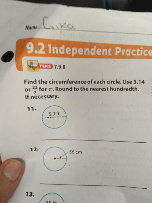The circumference of the circle. i need to use 3.14 and round it to the nearest hundredth