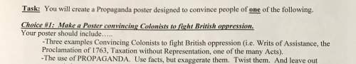 Ihave this propaganda project. i chose to be on the colonists side to fight british oppression. i ne
