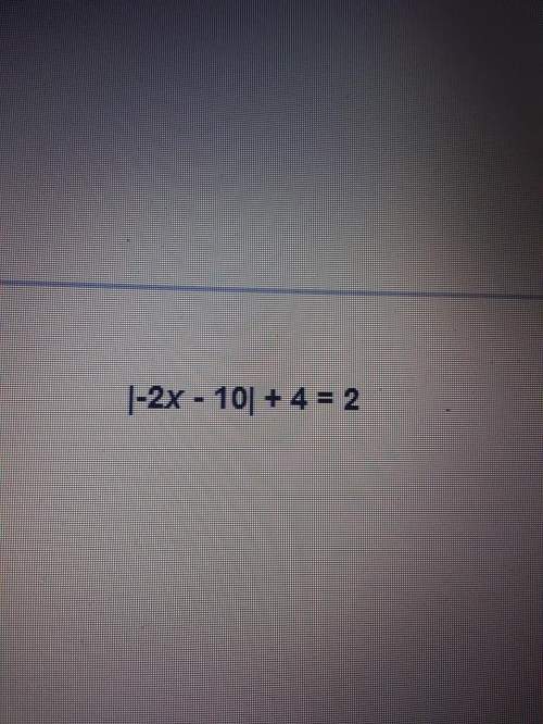 A) x= -4 and 4b) x=4 and 6c) x=2 and 8d) no solution