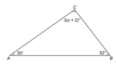 Me! #1 write an equation for the interior angles of this triangle that uses the triangle sum theore