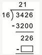 What number should be placed in the box to complete the division calculation?