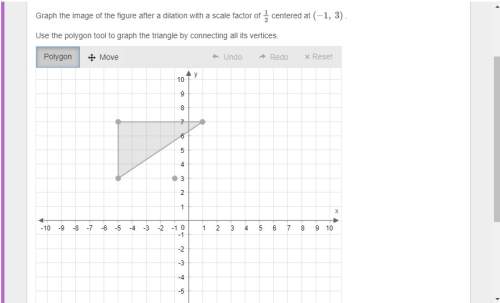 Need with dilation with a scale factor of 1/2 centered at (−1, 3)