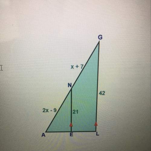 Find the value of x. (picture attached.)