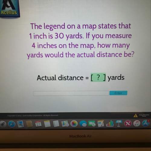 What’s the actual distance = yards?