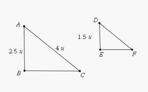 Quick if these triangles are similar, what is the length of side df?