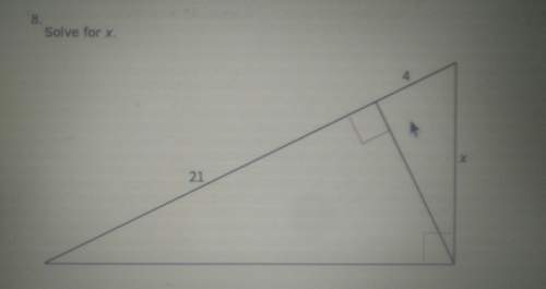 (a.s."similarity in right triangles"solve for xa.) 10b.) 20c.) 14.5d.) [tex] 6\sqrt{3} [/tex]&lt;