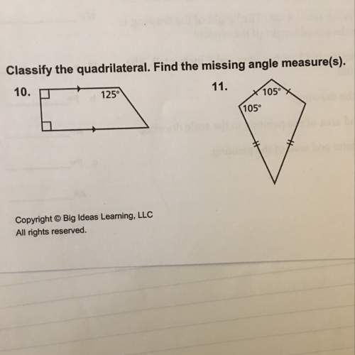 How do you find the missing angles measure(s) ?