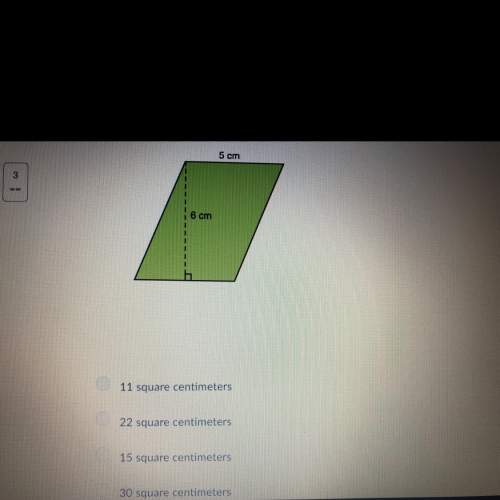 What is the area of the parallelogram? plssss