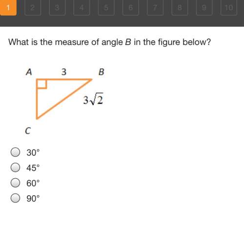 What is the measure of angle b in the figure below?