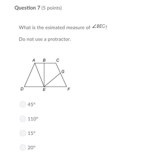 Geometry ! will give brainliest! what is the estimated measure of angle beg? (picture included) h